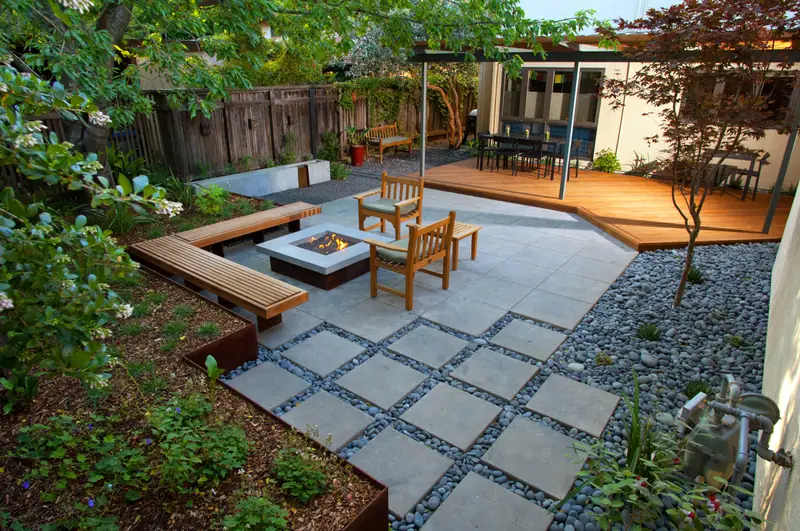 Terrasse en bois réalisée par SARL Charpentier